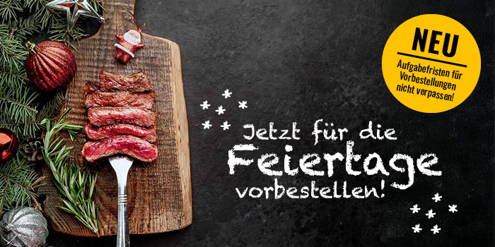 Genuss für die Feiertage – jetzt vorbestellen!
